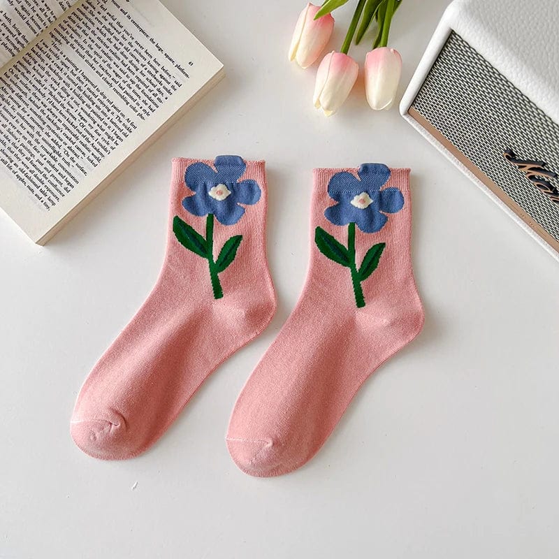 Chaussettes Fleur Femme - Cute Edition