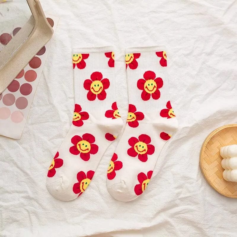 Chaussettes Fleurs Femme - Cute Edition