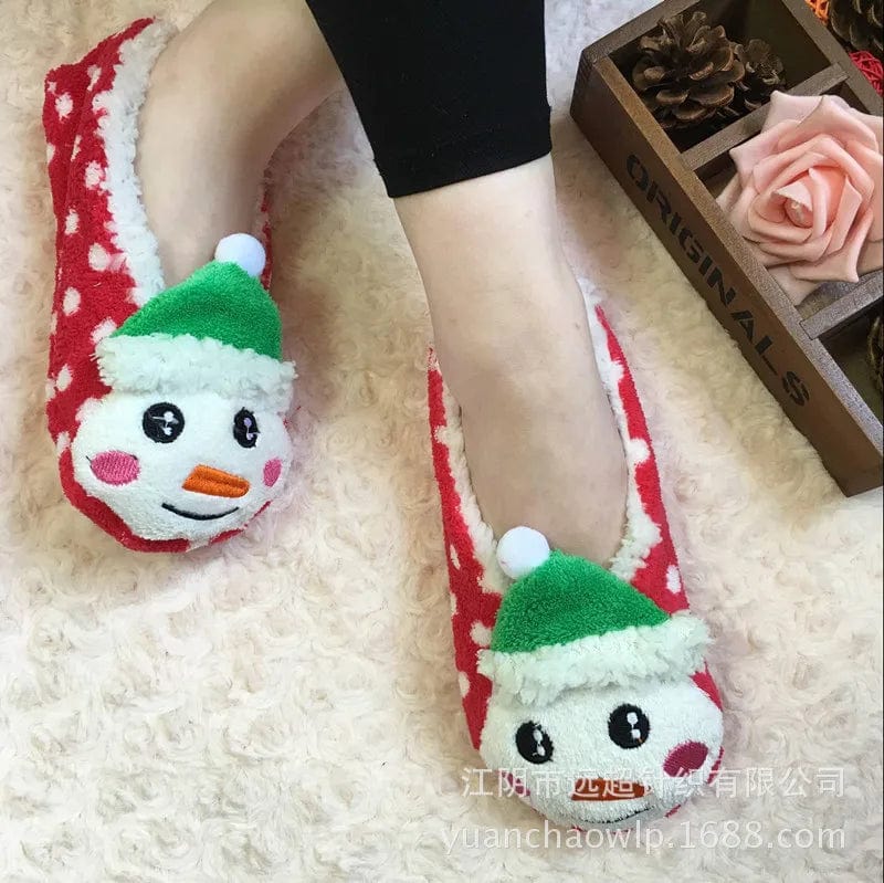 Chausson de Noel Femme - Doux et Fourré