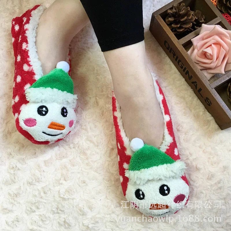 Chausson de Noel Femme - Doux et Fourré