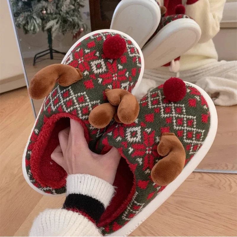 Chausson de Noel Femme - Renne