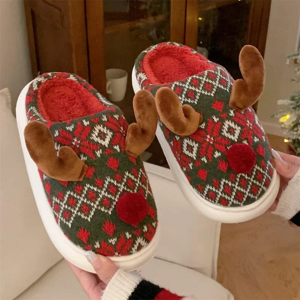 Chausson de Noel Femme - Renne