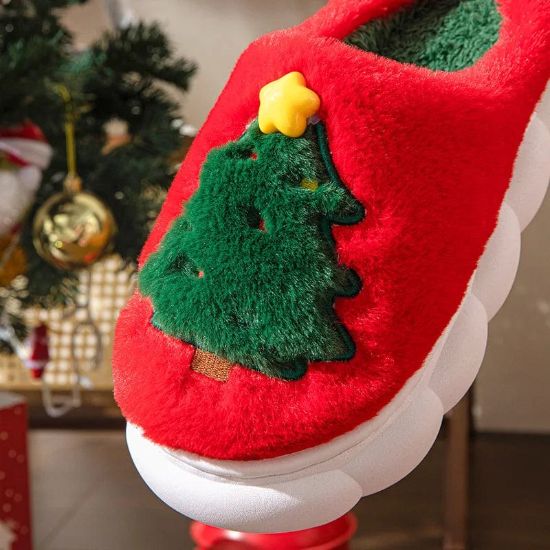 Chausson de Noel Femme - Sapin
