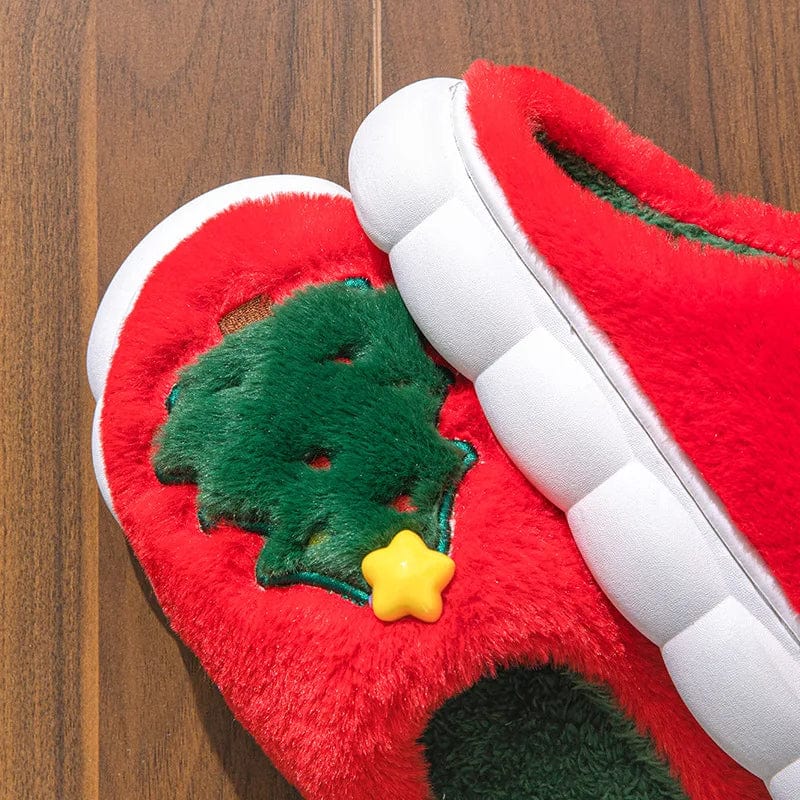 Chausson de Noel Femme - Sapin