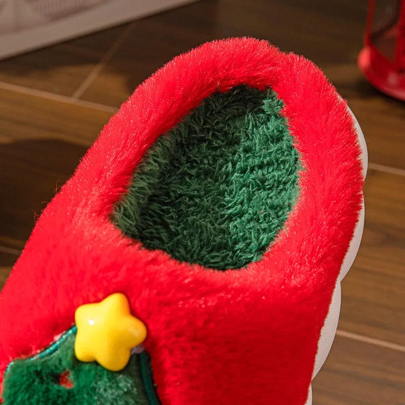 Chausson de Noel Femme - Sapin