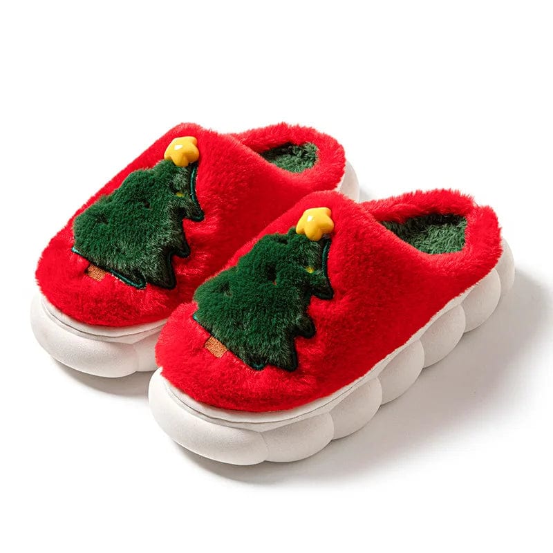 Chausson de Noel Femme - Sapin