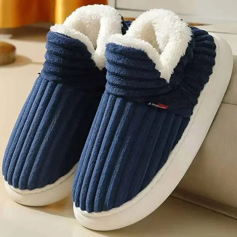 Chaussons Enfant Hiver - Doublure Polaire Hérisson - Antidérapants, Semelle Souple - Garçon Et Fille