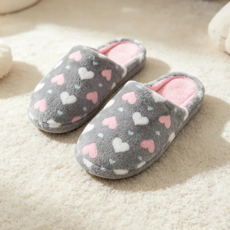 Chausson Douillet pour Femme - Petits Coeurs