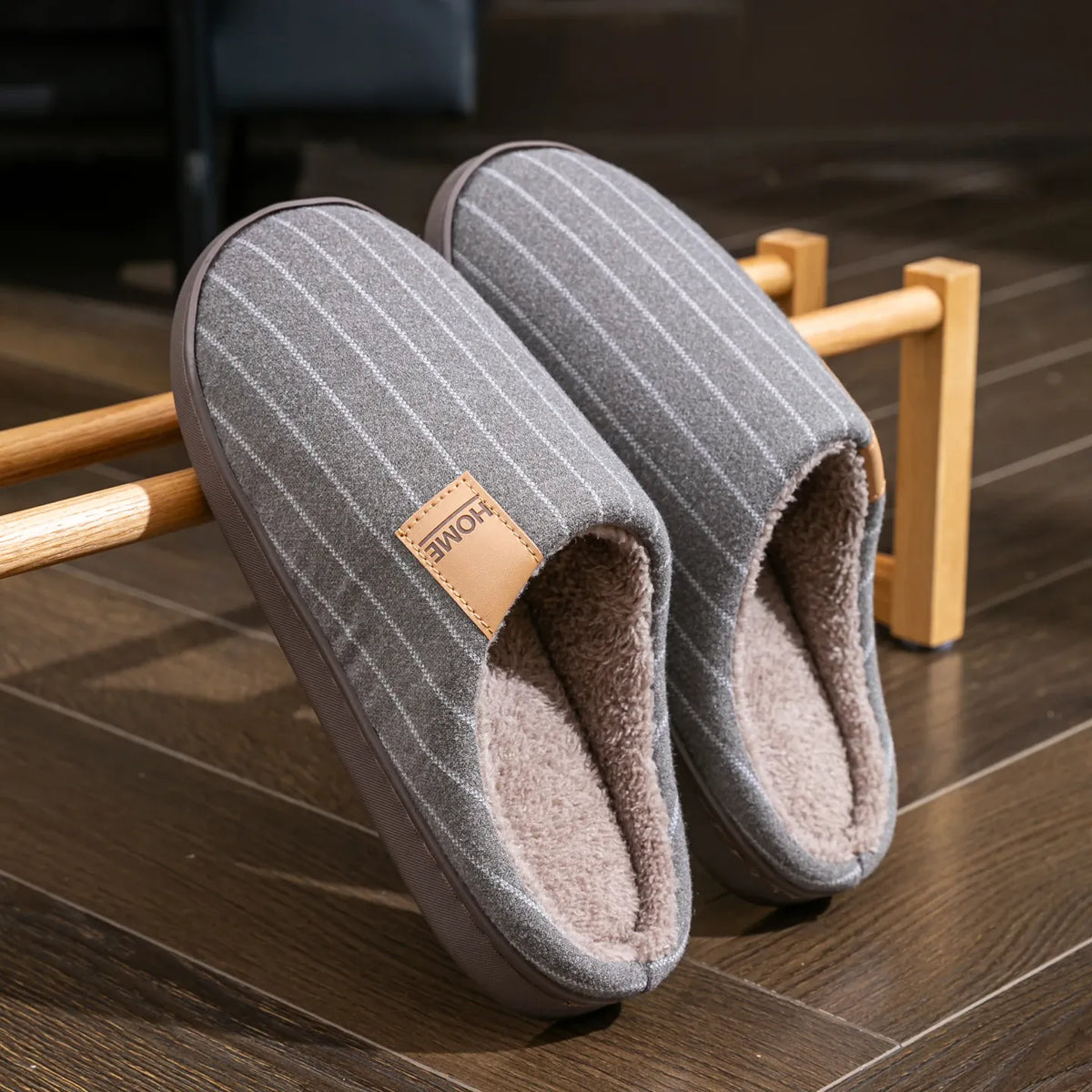 Chausson Homme Moderne - Doux et Respirant