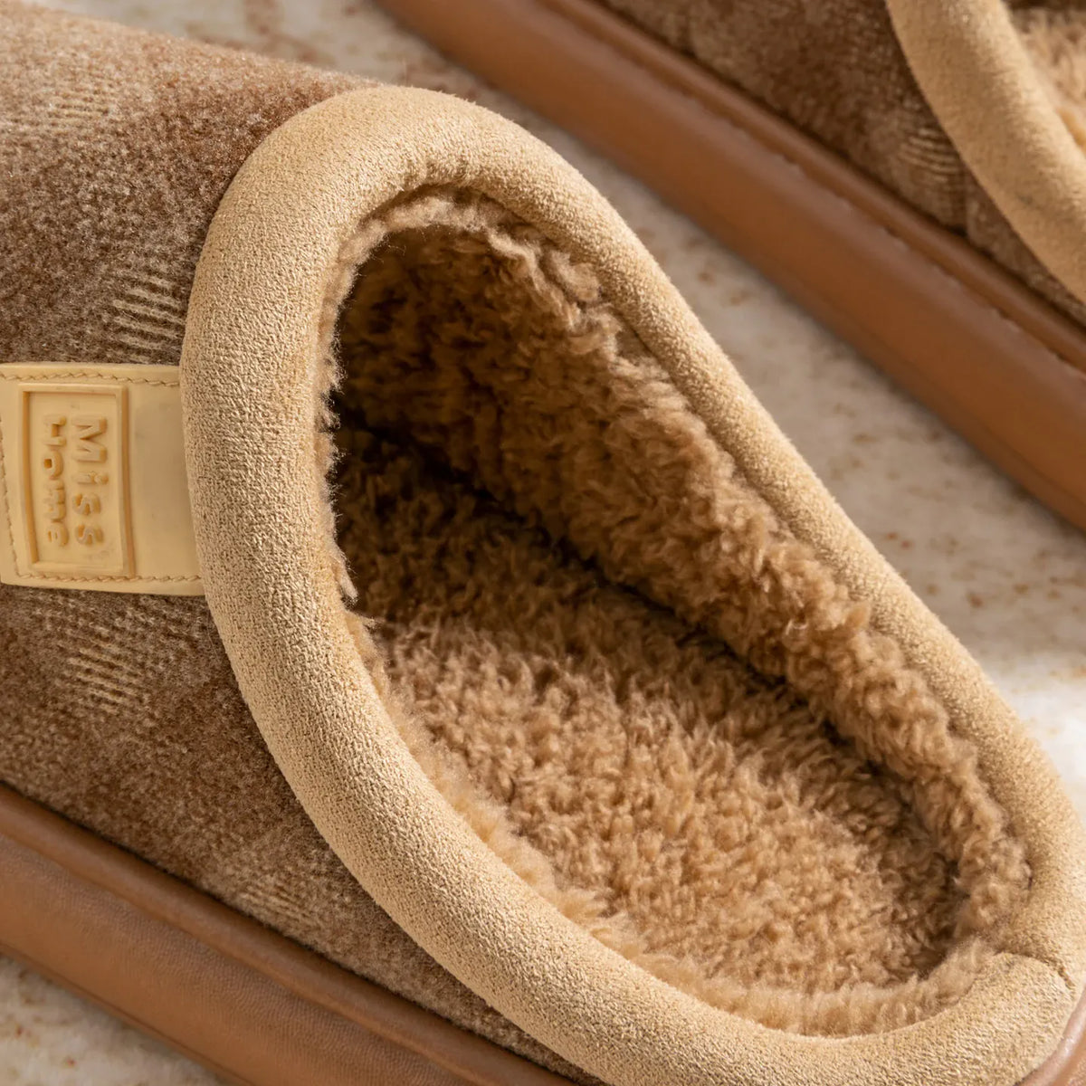 Chausson Homme Confortable et Chaud