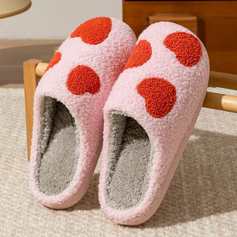 Chausson Confort pour Femme - Coeur