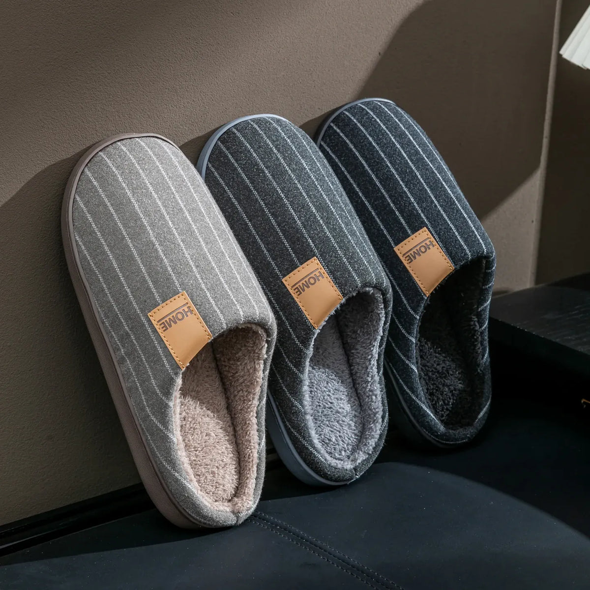 Chausson Homme Moderne - Doux et Respirant