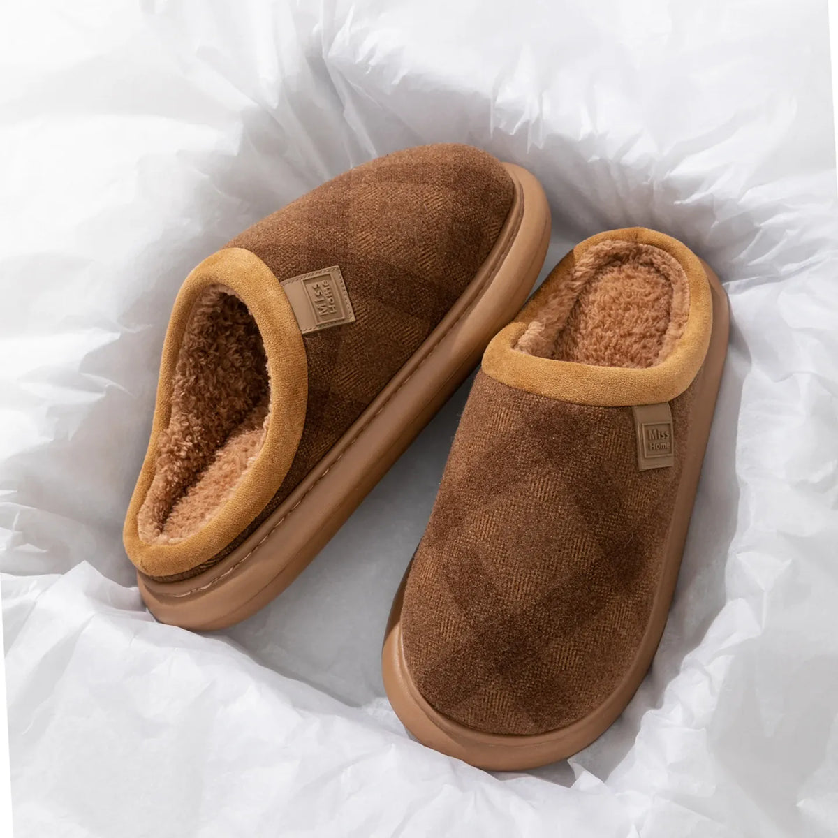 Chausson Homme Confortable et Chaud