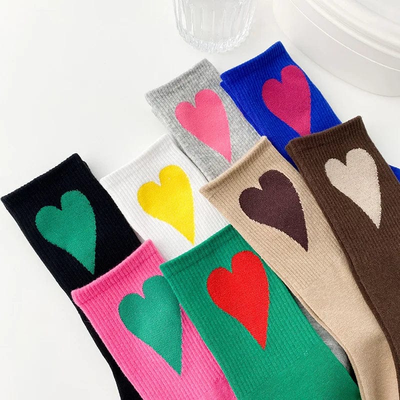 Chaussettes Coeur Femme - Cute Edition