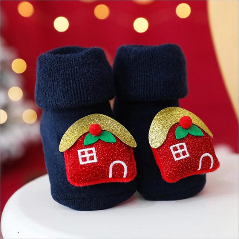 Chaussette Chausson Bébé - Edition Noel
