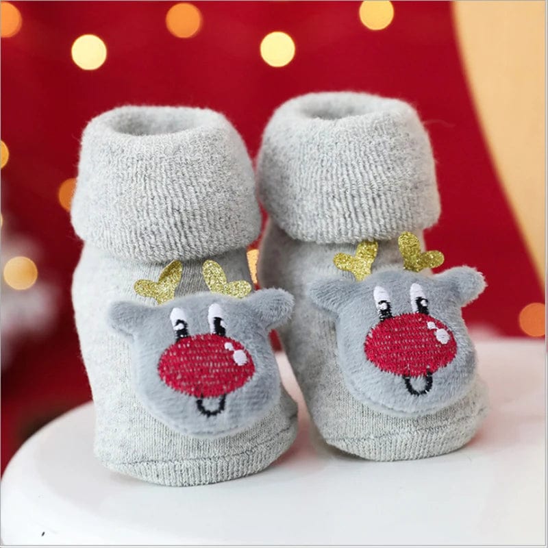 Chaussette Chausson Bébé - Edition Noel