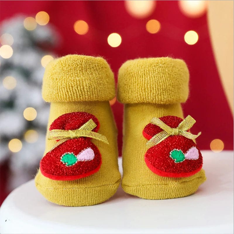 Chaussette Chausson Bébé - Edition Noel