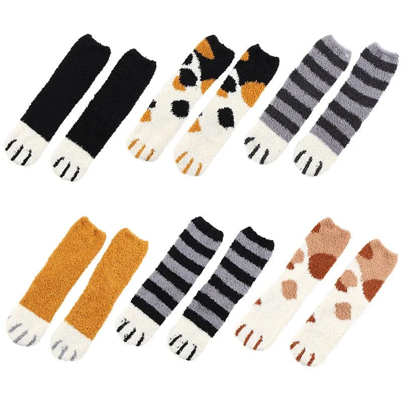 Chaussettes Fantaisies Femme - Pattes d'animaux