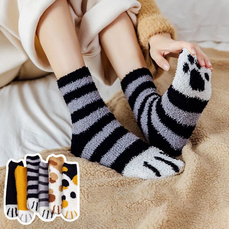 Chaussettes Fantaisies Femme - Pattes d'animaux