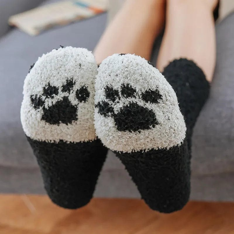 Chaussettes Fantaisies Femme - Pattes d'animaux