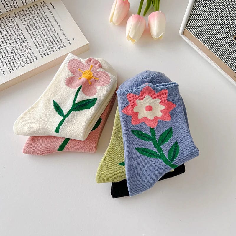 Chaussettes Fleur Femme - Cute Edition