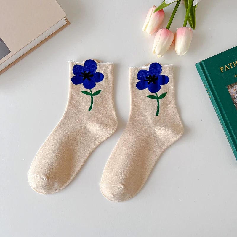 Chaussettes Fleur Femme - Cute Edition