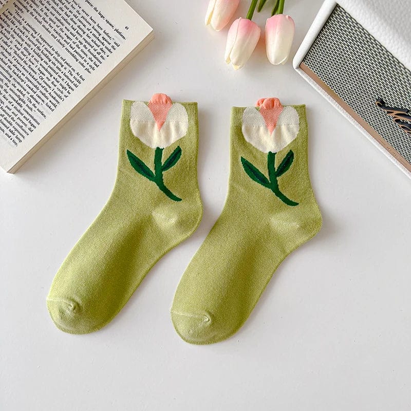 Chaussettes Fleur Femme - Cute Edition