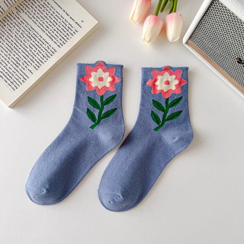 Chaussettes Fleur Femme - Cute Edition