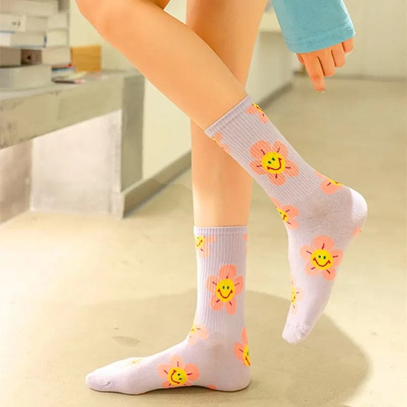 Chaussettes Fleurs Femme - Cute Edition