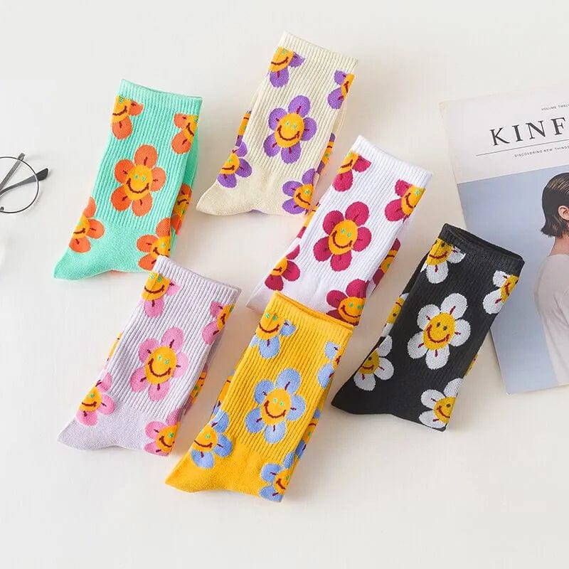 Chaussettes Fleurs Femme - Cute Edition