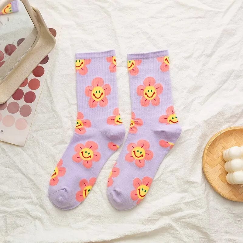 Chaussettes Fleurs Femme - Cute Edition