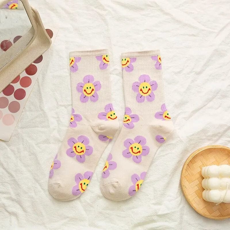 Chaussettes Fleurs Femme - Cute Edition