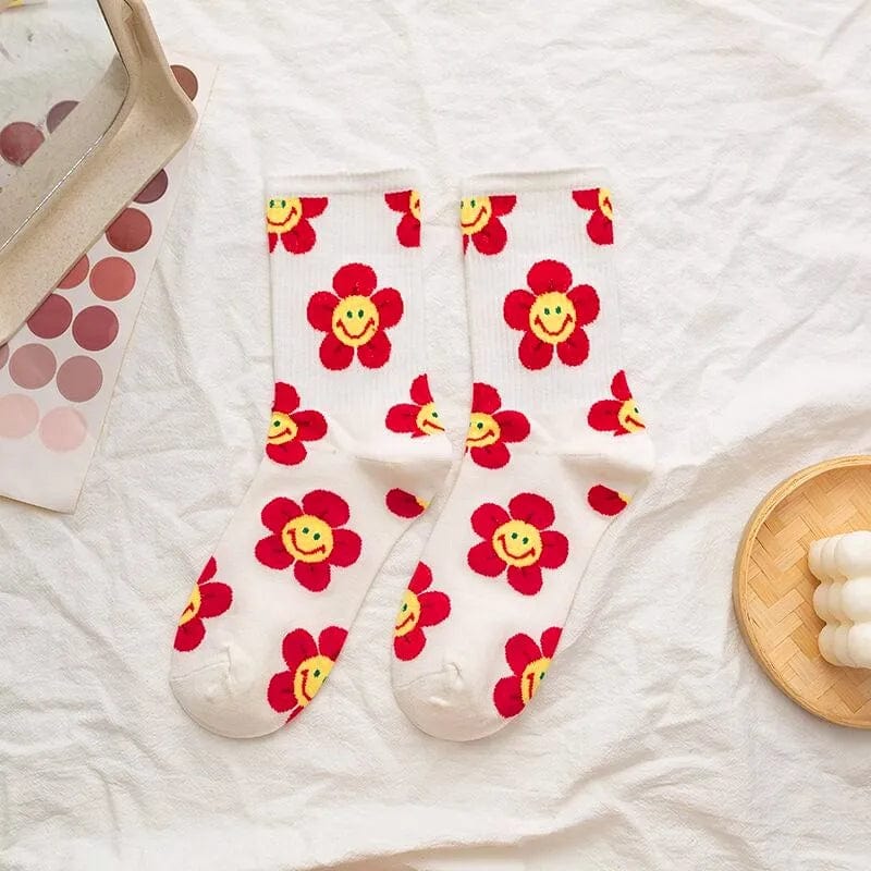 Chaussettes Fleurs Femme - Cute Edition