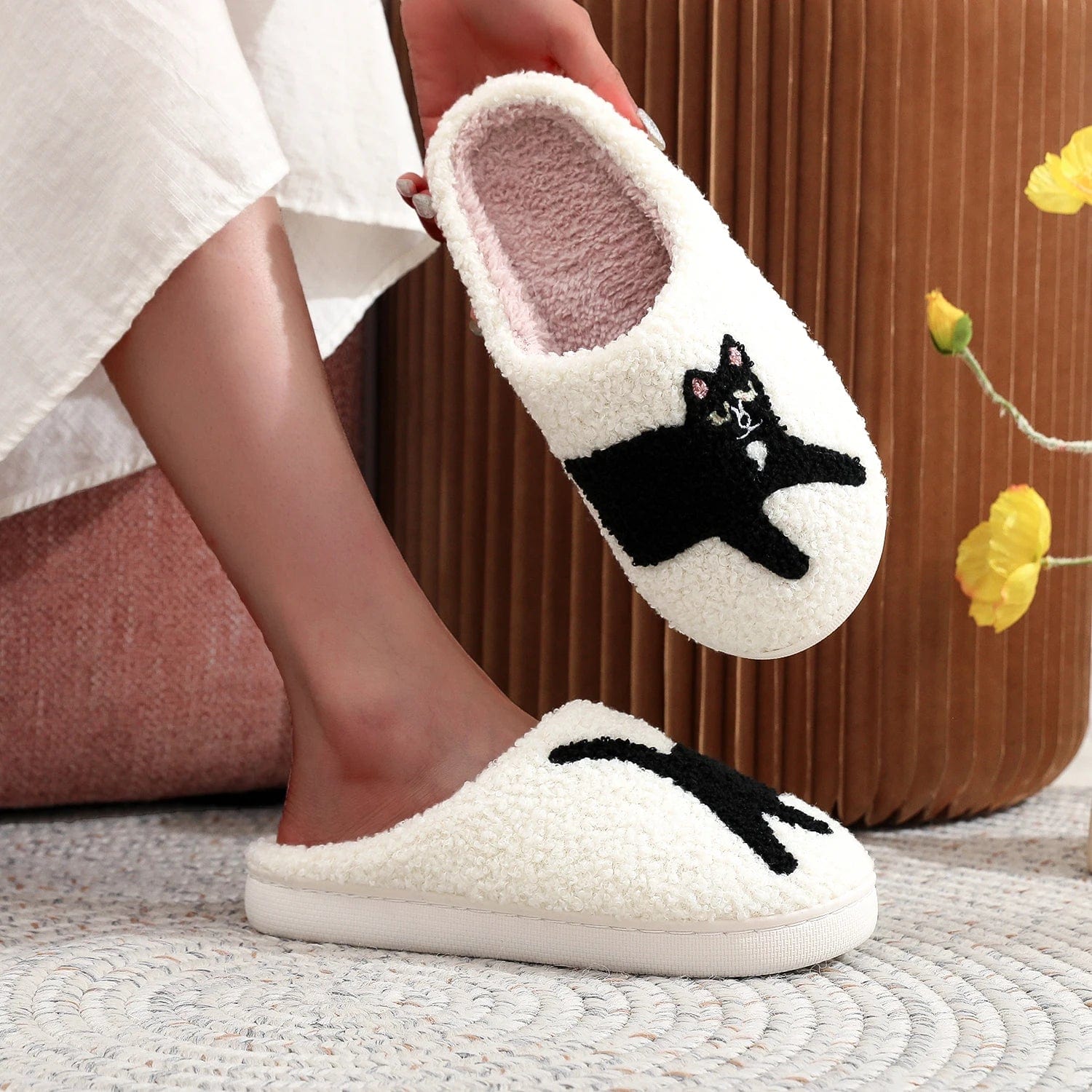 Chausson Chat Femme