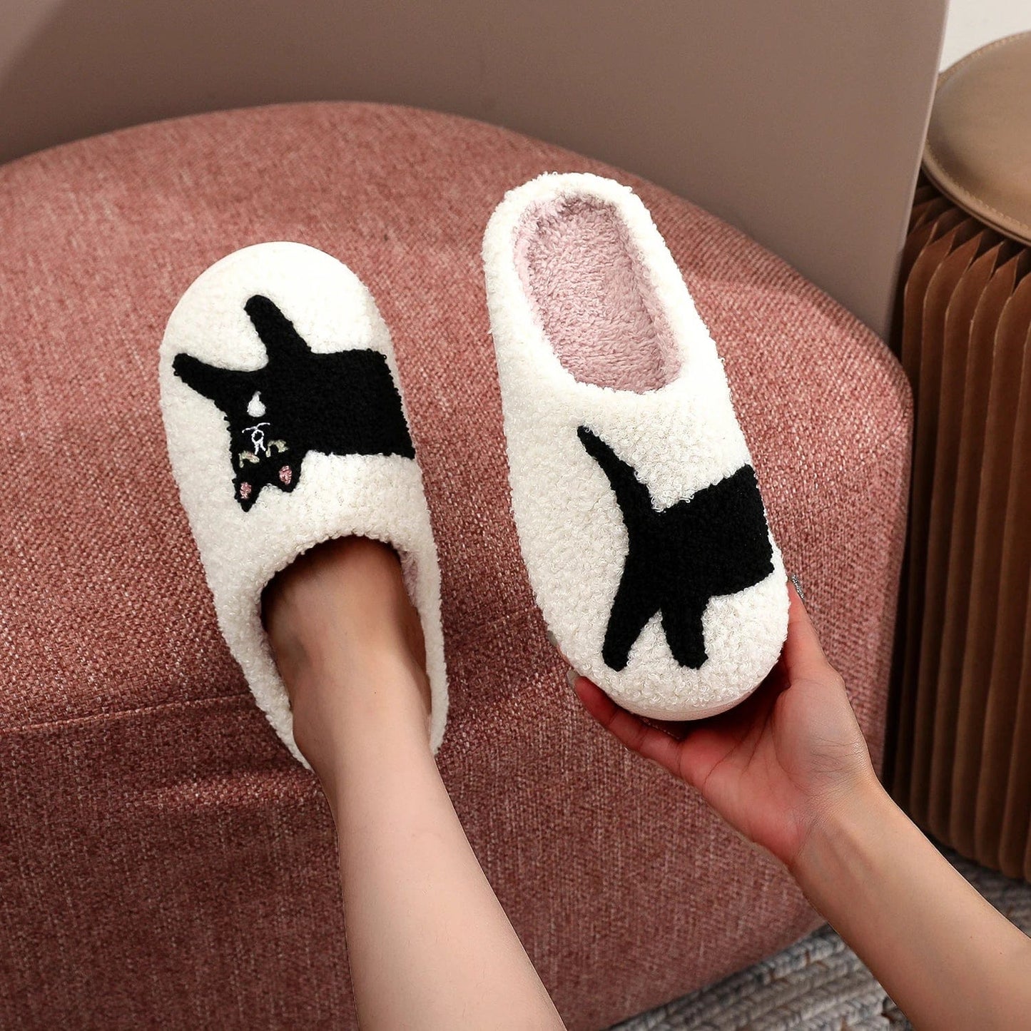 Chausson Chat Femme