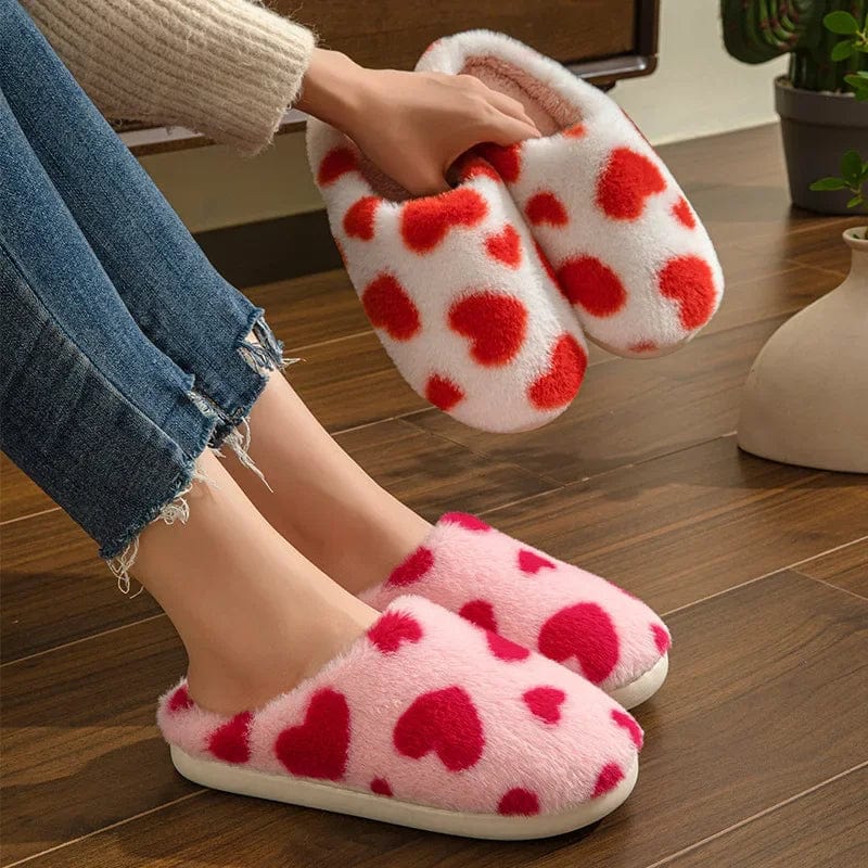 Chausson Confort pour Femme - Petits Coeurs