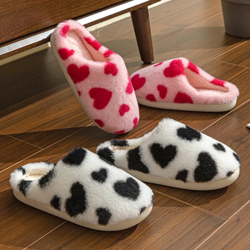 Chausson Confort pour Femme - Petits Coeurs