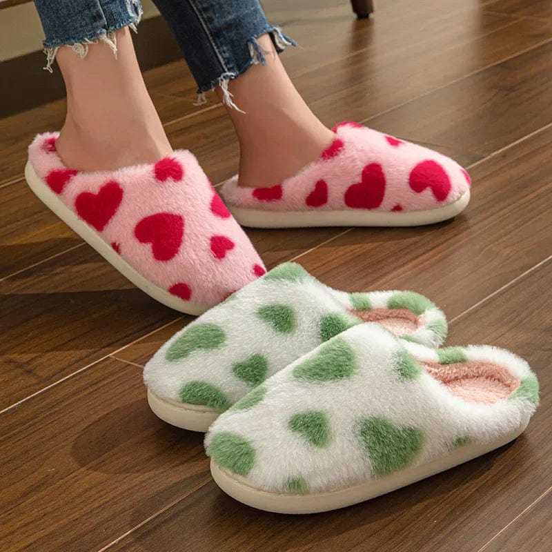 Chausson Confort pour Femme - Petits Coeurs