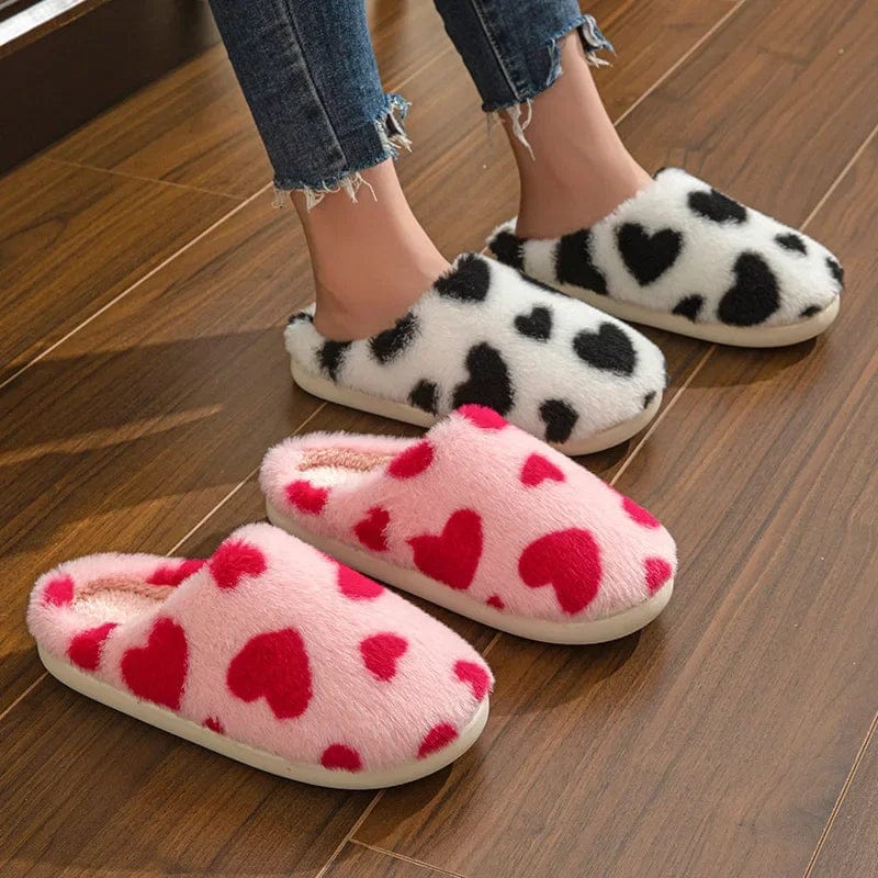 Chausson Confort pour Femme - Petits Coeurs