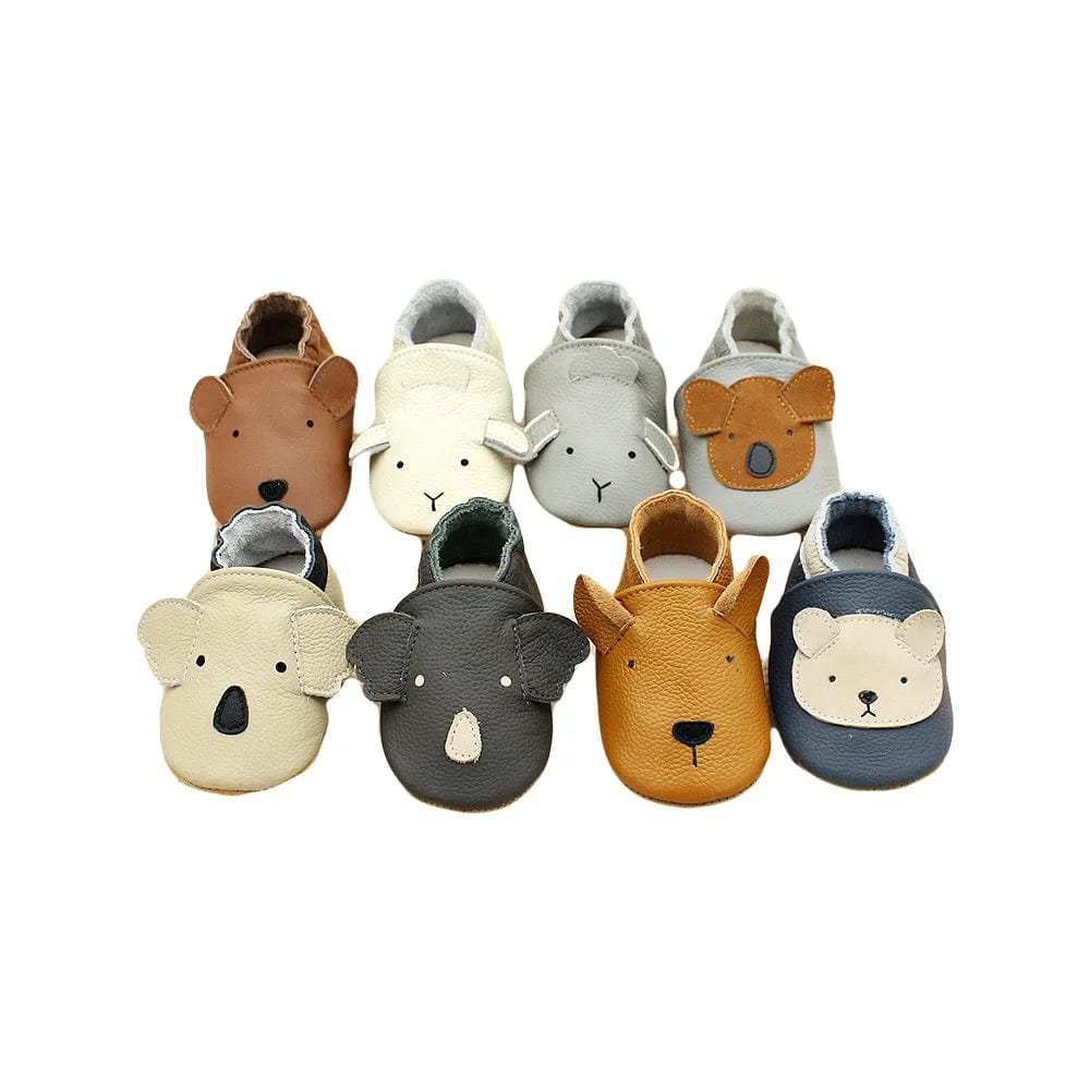 Chausson Cuir Bébé - Animaux