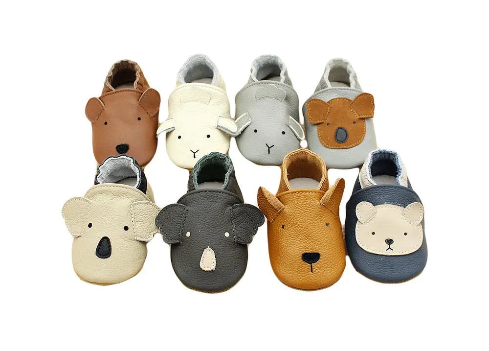 Chausson Cuir Bébé - Animaux