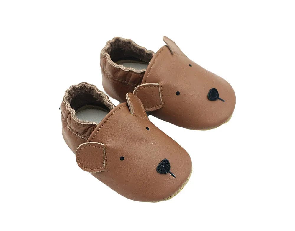 Chausson Cuir Bébé - Animaux