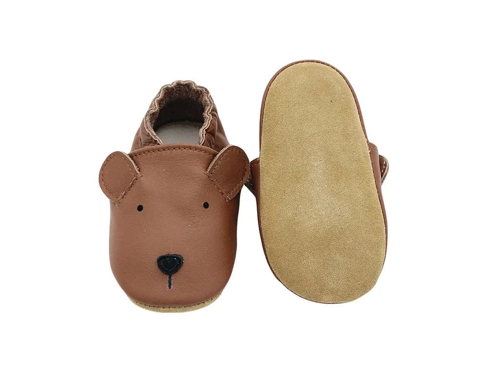 Chausson Cuir Bébé - Animaux