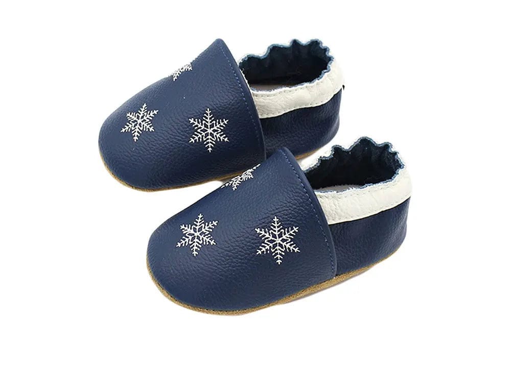 Chausson Cuir Bébé - Etoiles