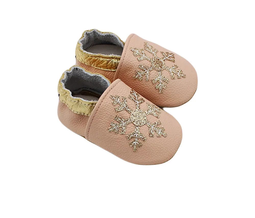 Chausson Cuir Bébé - Etoiles