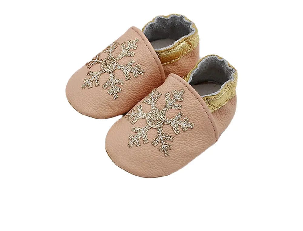 Chausson Cuir Bébé - Etoiles