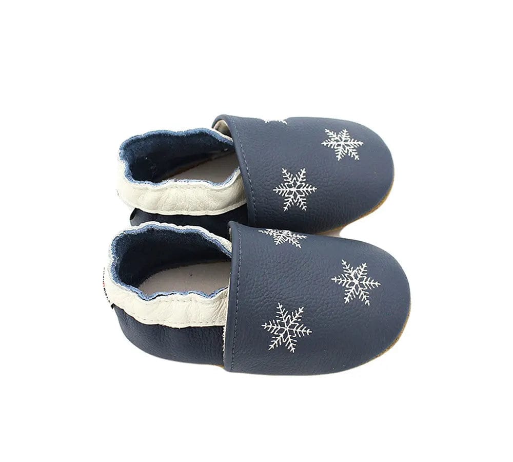 Chausson Cuir Bébé - Etoiles