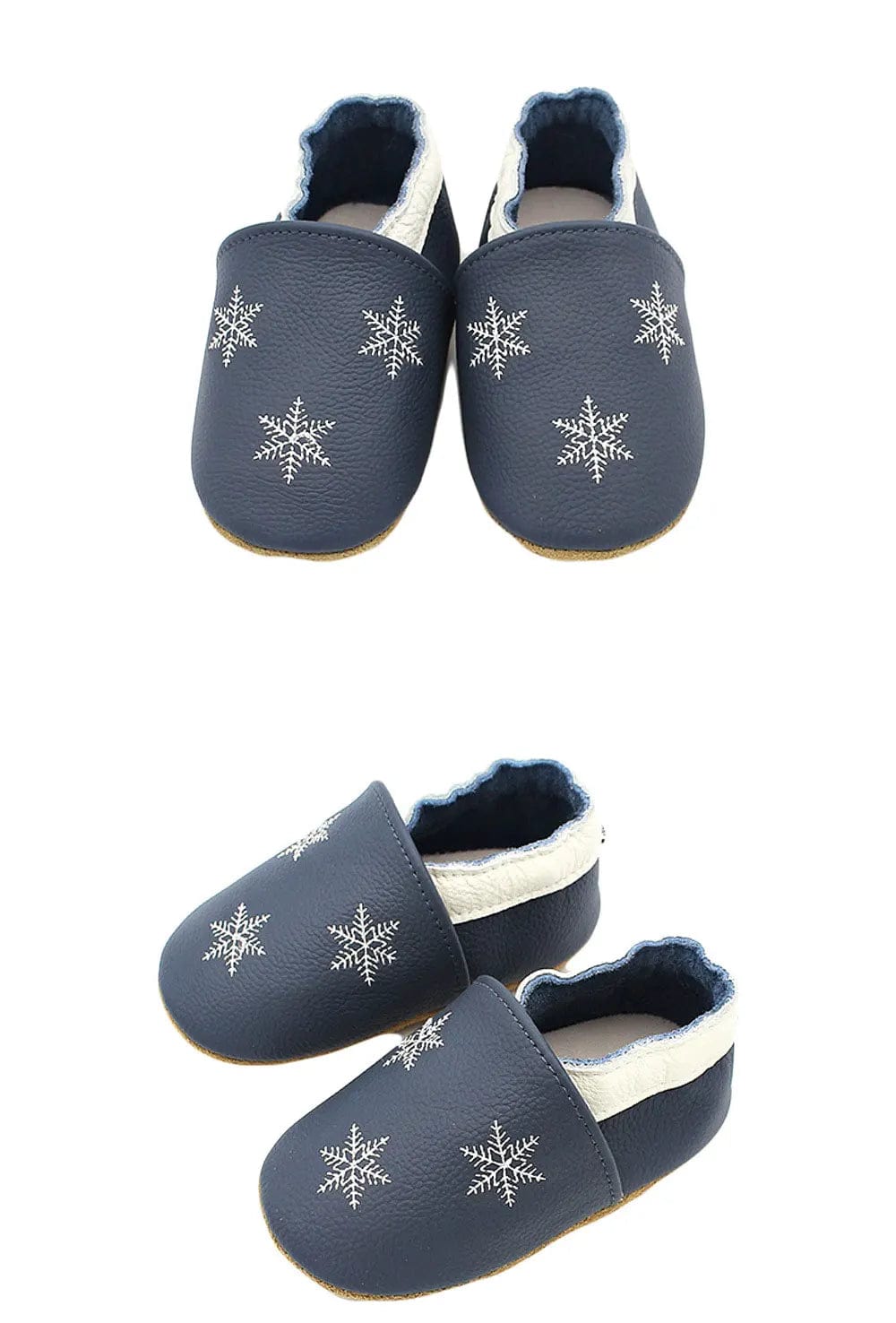 Chausson Cuir Bébé - Etoiles