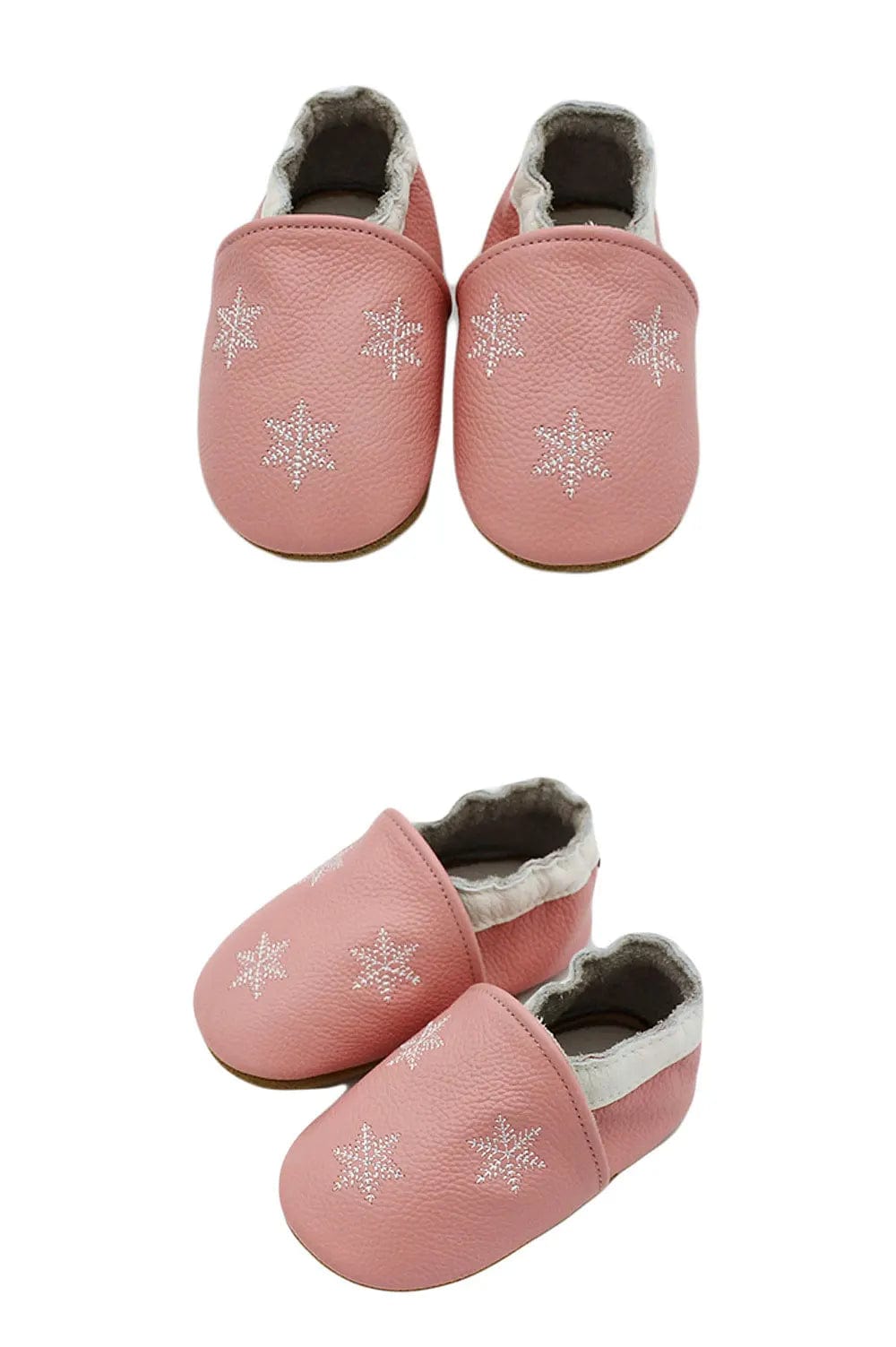 Chausson Cuir Bébé - Etoiles