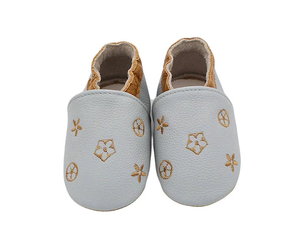 Chausson Cuir Bébé - Etoiles